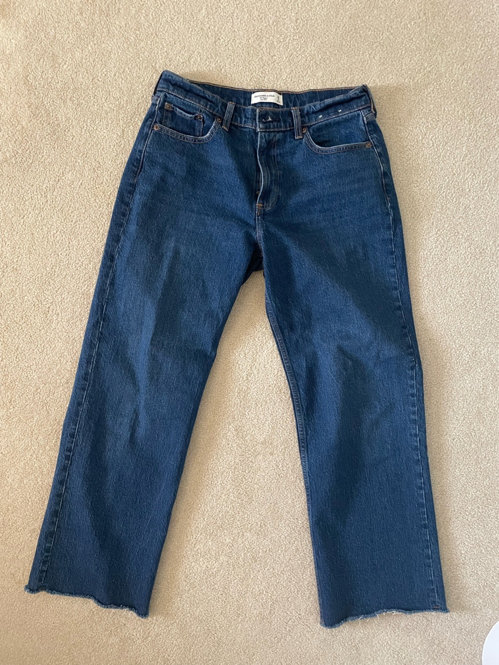 Abercrombie & Fitch Dark Blue Boyfriend Jeans